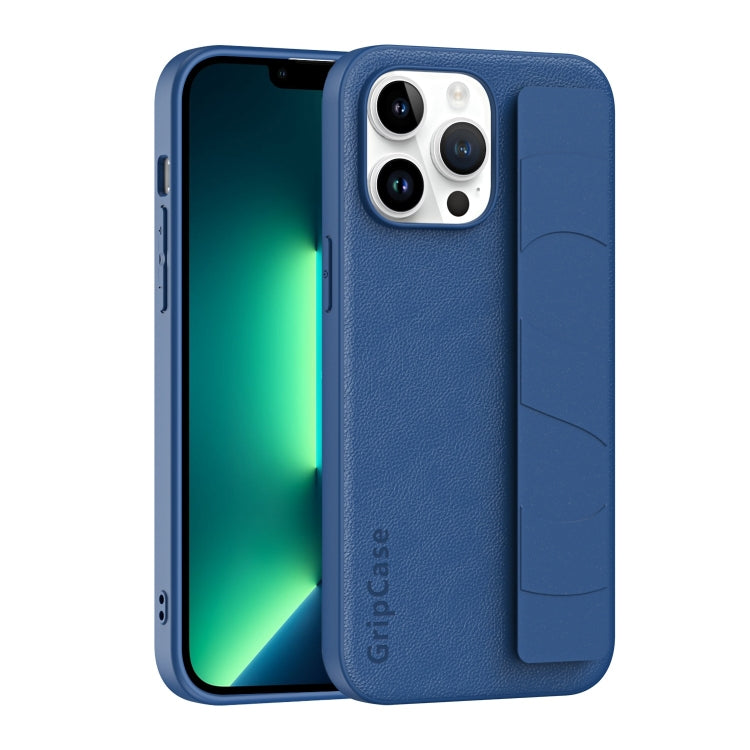 Skin Elastic Wrist Grip Back Cover Phone Case, For iPhone 13 Pro Max, For iPhone 13 Pro, For iPhone 13