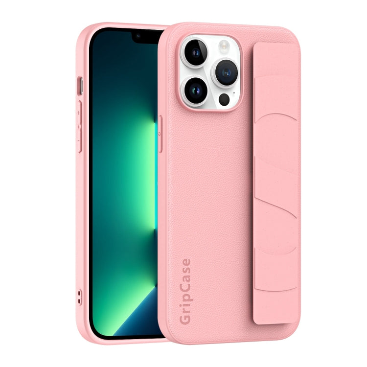 Skin Elastic Wrist Grip Back Cover Phone Case, For iPhone 13 Pro Max, For iPhone 13 Pro, For iPhone 13