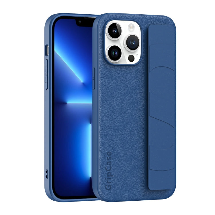 Skin Elastic Wrist Grip Back Cover Phone Case, For iPhone 13 Pro Max, For iPhone 13 Pro, For iPhone 13