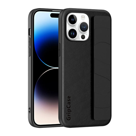 Skin Elastic Wrist Grip Back Cover Phone Case, For iPhone 15 Pro Max, For iPhone 14, For iPhone 15 Pro, For iPhone 14 Pro, For iPhone 14 Plus, For iPhone 15 Plus, For iPhone 14 Pro Max, For iPhone 15