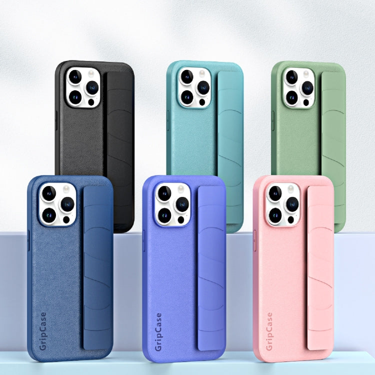 Skin Elastic Wrist Grip Back Cover Phone Case, For iPhone 15 Pro Max, For iPhone 14, For iPhone 15 Pro, For iPhone 14 Pro, For iPhone 14 Plus, For iPhone 15 Plus, For iPhone 14 Pro Max, For iPhone 15