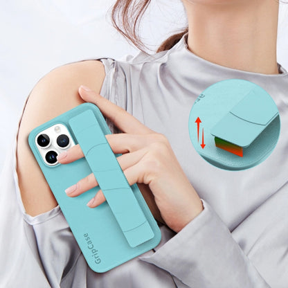 Skin Elastic Wrist Grip Back Cover Phone Case, For iPhone 13 Pro Max, For iPhone 13 Pro, For iPhone 13