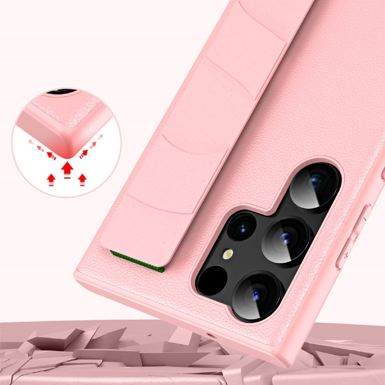Skin Elastic Wrist Grip Back Cover Phone Case, For Samsung Galaxy S23 5G, For Samsung Galaxy S22 Ultra 5G, For Samsung Galaxy S22 5G, For Samsung Galaxy S22+ 5G