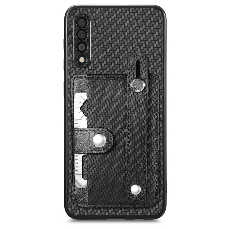 Wristband Kickstand Wallet Back Phone Case with Tool Knife, For Samsung Galaxy S20, For Samsung Galaxy A50