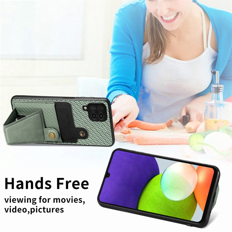 Carbon Fiber Wallet Flip Card K-shaped Holder Phone Case, For Samsung Galaxy A57 5G, For Samsung Galaxy A37 5G, For Samsung Galaxy S25 Edge 5G, For Samsung Galaxy A56 5G, For Samsung Galaxy A36, For Samsung Galaxy S24 Ultra 5G, For Samsung Galaxy S24+ ...