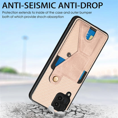 Carbon Fiber Wallet Flip Card K-shaped Holder Phone Case, For Samsung Galaxy A57 5G, For Samsung Galaxy A37 5G, For Samsung Galaxy S25 Edge 5G, For Samsung Galaxy A56 5G, For Samsung Galaxy A36, For Samsung Galaxy S24 Ultra 5G, For Samsung Galaxy S24+ ...