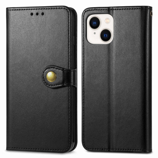 Retro Solid Color Buckle Leather Phone Case, For  iPhone 15 Pro Max, For  iPhone 15 Pro, For iPhone 15 Plus, For iPhone 15