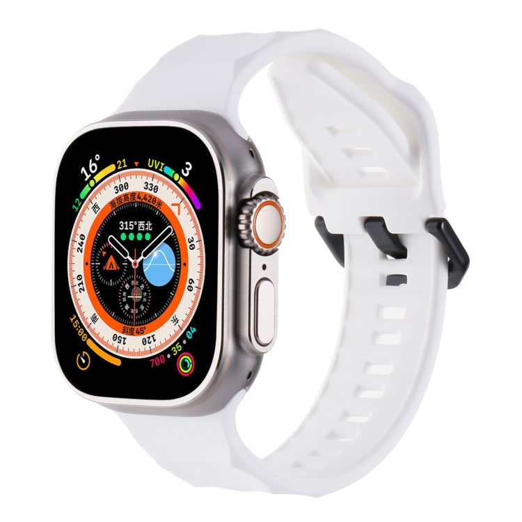 Ripple Silicone Sports Watch Band, For Apple Watch Ultra 49mm, For Apple Watch 8 45mm, For Apple Watch SE 2022 44mm