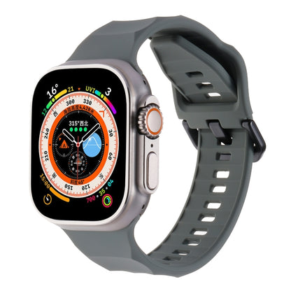 Ripple Silicone Sports Watch Band, For Apple Watch 5 44mm, For Apple Watch 4 44mm, For Apple Watch 3 42mm