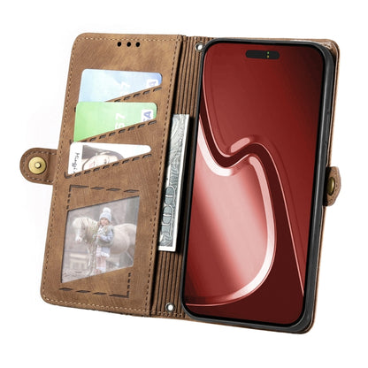 Geometric Zipper Wallet Side Buckle Leather Phone Case, For iPhone 16, For iPhone 15 Pro Max, For iPhone 15 Pro, For iPhone 15 Plus, For iPhone 15, For iPhone 14 Plus, For iPhone 14, For iPhone 14 Pro