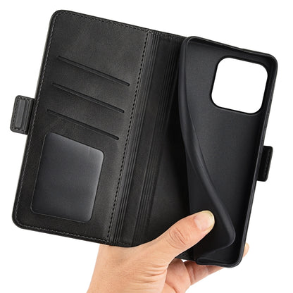 Dual-side Magnetic Buckle Horizontal Flip Leather Phone Case, For iPhone 15 Pro Max, For iPhone 15 Pro, For iPhone 15 Plus, For iPhone 15