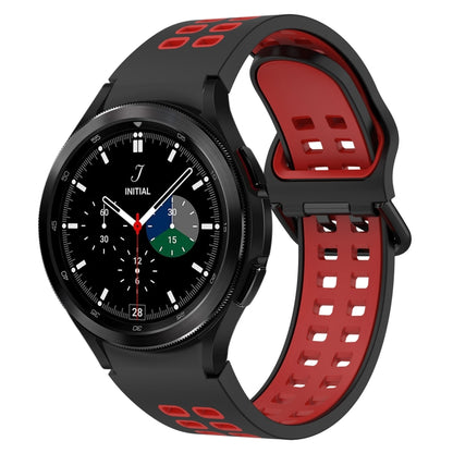Two-Color Breathable Silicone Watch Band, For Samsung  Galaxy Watch 4 Classic 42mm