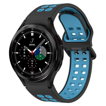 Two-Color Breathable Silicone Watch Band, For Samsung  Galaxy Watch 4 Classic 42mm