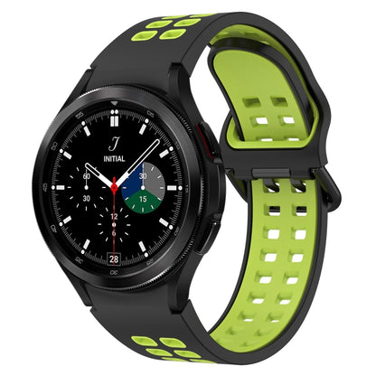 Two-Color Breathable Silicone Watch Band, For Samsung  Galaxy Watch 4 Classic 42mm