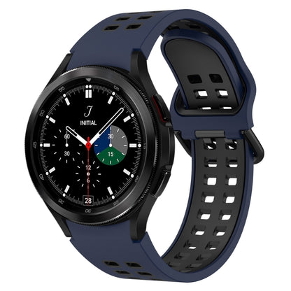 Two-Color Breathable Silicone Watch Band, For Samsung  Galaxy Watch 4 Classic 42mm