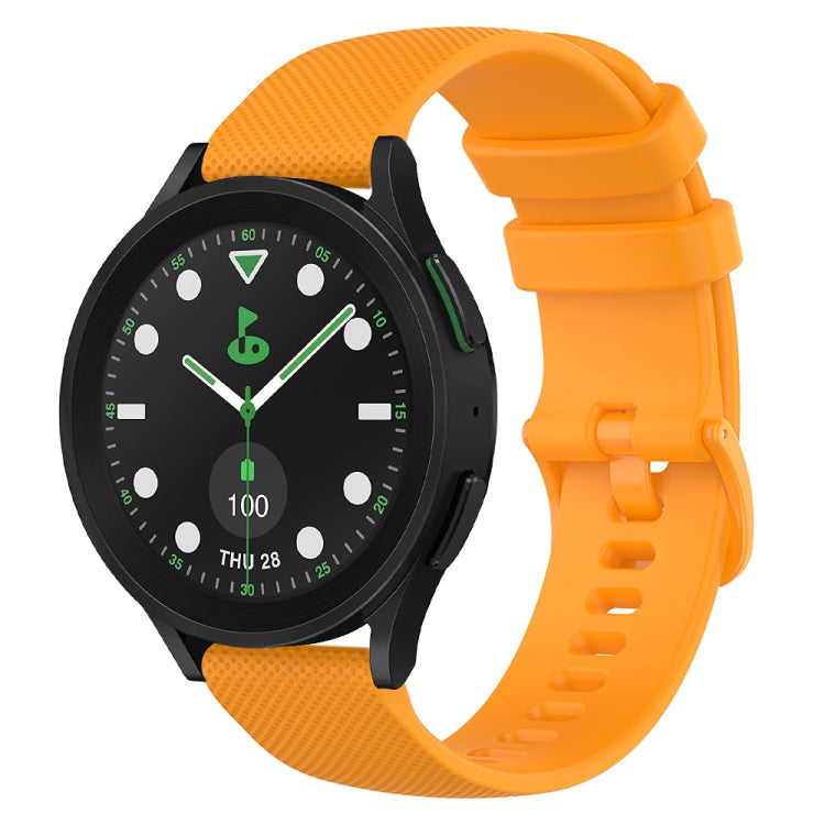 20mm Checkered Silicone Watch Band, For Samsung Galaxy watch 5 Pro Golf Edition, For Samsung Galaxy watch 5 Golf Edition, For Samsung Galaxy Watch 5  44mm, For Samsung Galaxy Watch 5 Pro  45mm