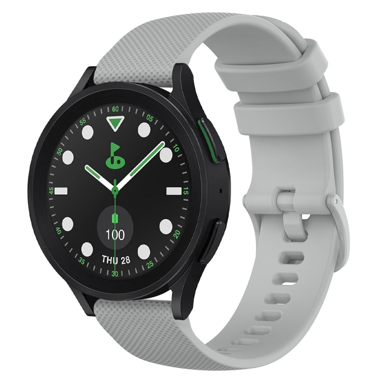 20mm Checkered Silicone Watch Band, For Samsung Galaxy watch 5 Pro Golf Edition, For Samsung Galaxy watch 5 Golf Edition, For Samsung Galaxy Watch 5  44mm, For Samsung Galaxy Watch 5 Pro  45mm