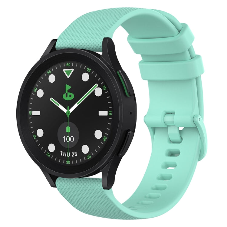 20mm Checkered Silicone Watch Band, For Samsung Galaxy watch 5 Pro Golf Edition, For Samsung Galaxy watch 5 Golf Edition, For Samsung Galaxy Watch 5  44mm, For Samsung Galaxy Watch 5 Pro  45mm