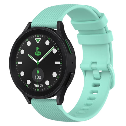 20mm Checkered Silicone Watch Band, For Samsung Galaxy watch 5 Pro Golf Edition, For Samsung Galaxy watch 5 Golf Edition, For Samsung Galaxy Watch 5  44mm, For Samsung Galaxy Watch 5 Pro  45mm