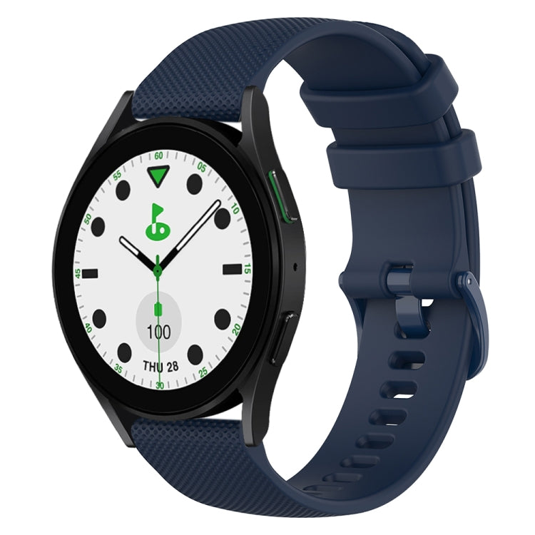 20mm Checkered Silicone Watch Band, For Samsung Galaxy watch 5 Pro Golf Edition, For Samsung Galaxy watch 5 Golf Edition, For Samsung Galaxy Watch 5  44mm, For Samsung Galaxy Watch 5 Pro  45mm