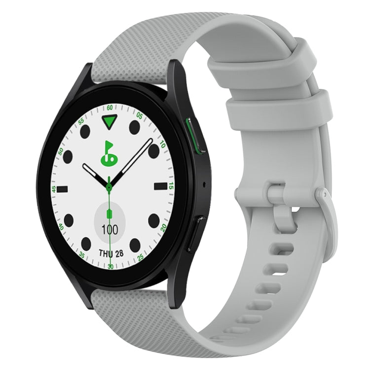 20mm Checkered Silicone Watch Band, For Samsung Galaxy watch 5 Pro Golf Edition, For Samsung Galaxy watch 5 Golf Edition, For Samsung Galaxy Watch 5  44mm, For Samsung Galaxy Watch 5 Pro  45mm