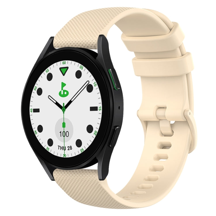 20mm Checkered Silicone Watch Band, For Samsung Galaxy watch 5 Pro Golf Edition, For Samsung Galaxy watch 5 Golf Edition, For Samsung Galaxy Watch 5  44mm, For Samsung Galaxy Watch 5 Pro  45mm