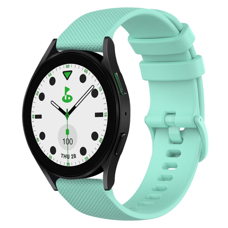 20mm Checkered Silicone Watch Band, For Samsung Galaxy watch 5 Pro Golf Edition, For Samsung Galaxy watch 5 Golf Edition, For Samsung Galaxy Watch 5  44mm, For Samsung Galaxy Watch 5 Pro  45mm