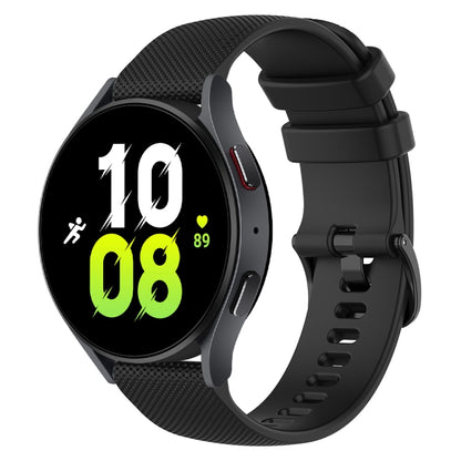 20mm Checkered Silicone Watch Band, For Samsung Galaxy watch 5 Pro Golf Edition, For Samsung Galaxy watch 5 Golf Edition, For Samsung Galaxy Watch 5  44mm, For Samsung Galaxy Watch 5 Pro  45mm