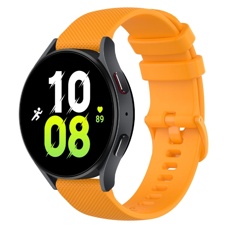 20mm Checkered Silicone Watch Band, For Samsung Galaxy watch 5 Pro Golf Edition, For Samsung Galaxy watch 5 Golf Edition, For Samsung Galaxy Watch 5  44mm, For Samsung Galaxy Watch 5 Pro  45mm