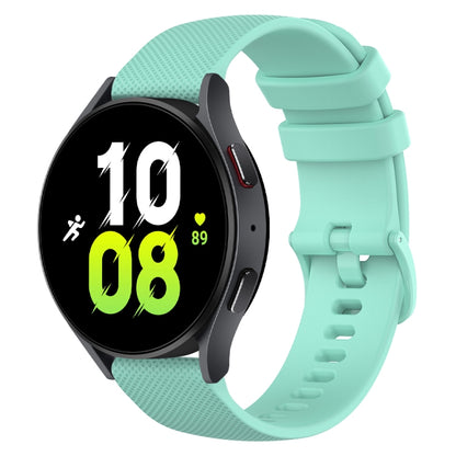 20mm Checkered Silicone Watch Band, For Samsung Galaxy watch 5 Pro Golf Edition, For Samsung Galaxy watch 5 Golf Edition, For Samsung Galaxy Watch 5  44mm, For Samsung Galaxy Watch 5 Pro  45mm