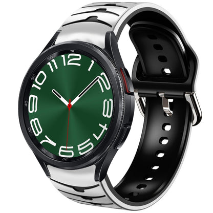 Curved Texture Silicone Watch Band, For Samsung Galaxy Watch 6 Classic 47mm, For Samsung Galaxy Watch 6 44mm, For Samsung Galaxy Watch 6 40mm