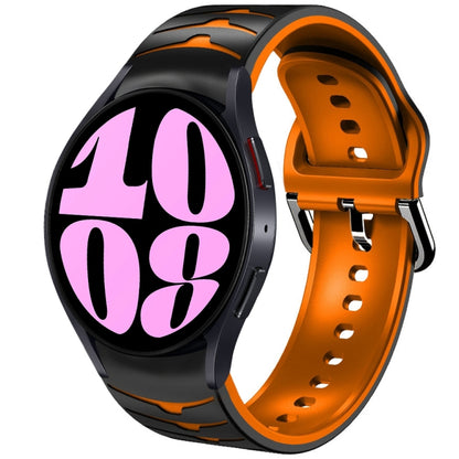 Curved Texture Silicone Watch Band, For Samsung Galaxy Watch 6 Classic 47mm, For Samsung Galaxy Watch 6 44mm, For Samsung Galaxy Watch 6 40mm