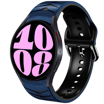 Curved Texture Silicone Watch Band, For Samsung Galaxy Watch 6 Classic 47mm, For Samsung Galaxy Watch 6 44mm, For Samsung Galaxy Watch 6 40mm