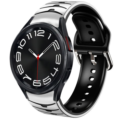Curved Texture Silicone Watch Band, For Samsung Galaxy Watch 6 Classic 43mm, For Samsung Galaxy watch 5 Pro Golf Edition, For Samsung Galaxy watch 5 Golf Edition