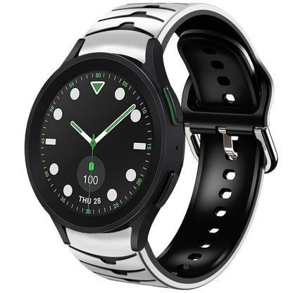 Curved Texture Silicone Watch Band, For Samsung Galaxy Watch 6 Classic 43mm, For Samsung Galaxy watch 5 Pro Golf Edition, For Samsung Galaxy watch 5 Golf Edition
