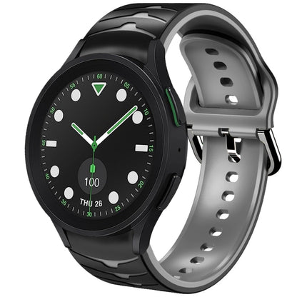 Curved Texture Silicone Watch Band, For Samsung Galaxy Watch 6 Classic 43mm, For Samsung Galaxy watch 5 Pro Golf Edition, For Samsung Galaxy watch 5 Golf Edition