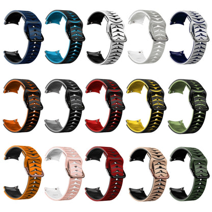 Curved Texture Silicone Watch Band, For Samsung Galaxy Watch 6 Classic 43mm, For Samsung Galaxy watch 5 Pro Golf Edition, For Samsung Galaxy watch 5 Golf Edition