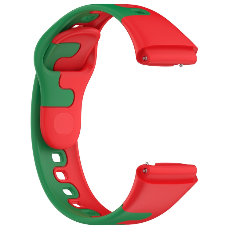Stitching Two Color Silicone Watch Band, For Redmi Watch 3 Active