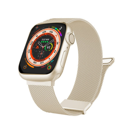 Milan Double Magnetic Steel Mesh Watch Band, For Apple Watch Ultra 49mm, For Apple Watch 8 41mm, For Apple Watch 8 45mm, For Apple Watch SE 2022 40mm, For Apple Watch SE 2022 44mm, For Apple Watch 7 41mm