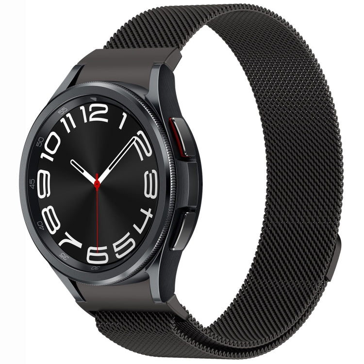 Button Style Milan Magnetic Metal Watch Band, For Samsung Galaxy Watch 6 Classic, For Samsung Galaxy Watch5 / 5 Pro, For Samsung Galaxy Watch4 / 4 Classic 46mm, For Samsung Galaxy Watch3 41mm