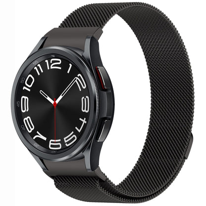 Button Style Milan Magnetic Metal Watch Band, For Samsung Galaxy Watch 6 Classic, For Samsung Galaxy Watch5 / 5 Pro, For Samsung Galaxy Watch4 / 4 Classic 46mm, For Samsung Galaxy Watch3 41mm