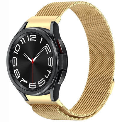 Button Style Milan Magnetic Metal Watch Band, For Samsung Galaxy Watch 6 Classic, For Samsung Galaxy Watch5 / 5 Pro, For Samsung Galaxy Watch4 / 4 Classic 46mm, For Samsung Galaxy Watch3 41mm