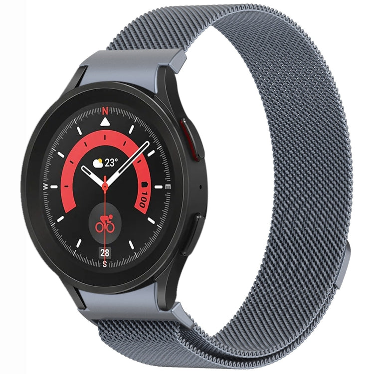 Button Style Milan Magnetic Metal Watch Band, For Samsung Galaxy Watch 6 Classic, For Samsung Galaxy Watch5 / 5 Pro, For Samsung Galaxy Watch4 / 4 Classic 46mm, For Samsung Galaxy Watch3 41mm