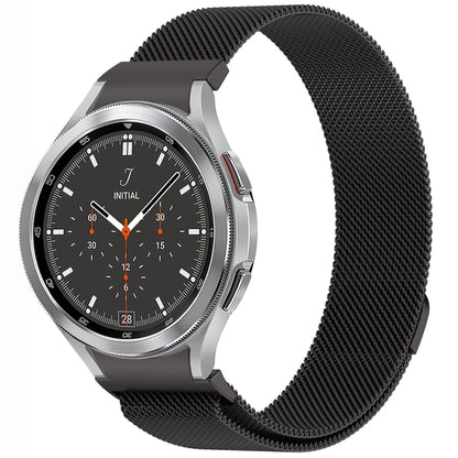 Button Style Milan Magnetic Metal Watch Band, For Samsung Galaxy Watch 6 Classic, For Samsung Galaxy Watch5 / 5 Pro, For Samsung Galaxy Watch4 / 4 Classic 46mm, For Samsung Galaxy Watch3 41mm
