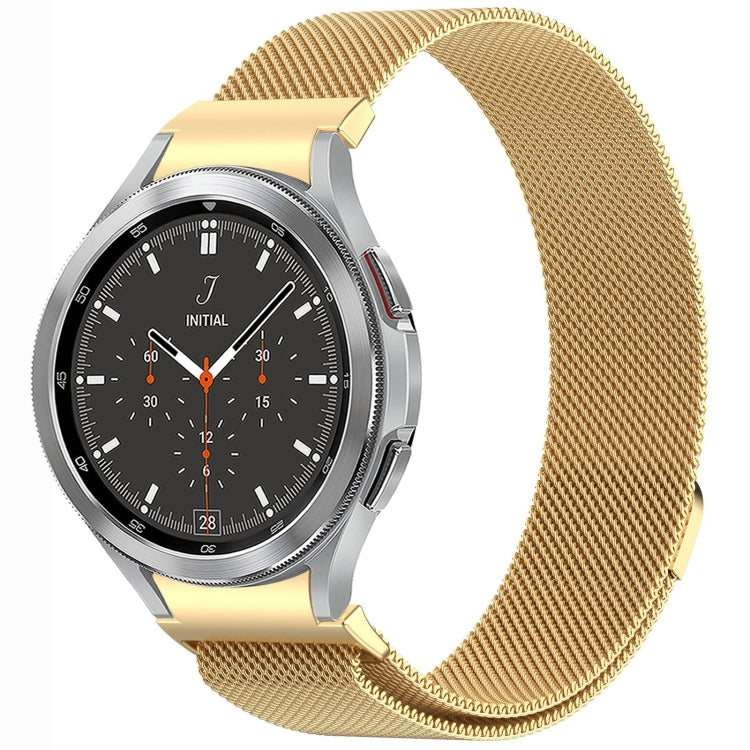 Button Style Milan Magnetic Metal Watch Band, For Samsung Galaxy Watch 6 Classic, For Samsung Galaxy Watch5 / 5 Pro, For Samsung Galaxy Watch4 / 4 Classic 46mm, For Samsung Galaxy Watch3 41mm