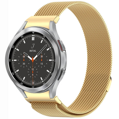 Button Style Milan Magnetic Metal Watch Band, For Samsung Galaxy Watch 6 Classic, For Samsung Galaxy Watch5 / 5 Pro, For Samsung Galaxy Watch4 / 4 Classic 46mm, For Samsung Galaxy Watch3 41mm