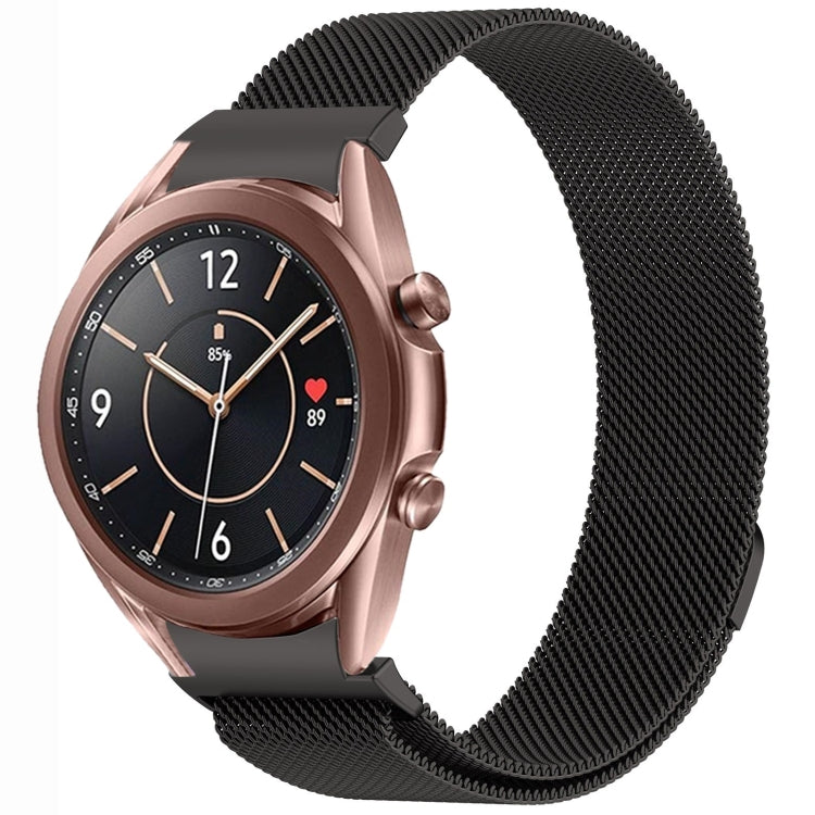 Button Style Milan Magnetic Metal Watch Band, For Samsung Galaxy Watch 6 Classic, For Samsung Galaxy Watch5 / 5 Pro, For Samsung Galaxy Watch4 / 4 Classic 46mm, For Samsung Galaxy Watch3 41mm