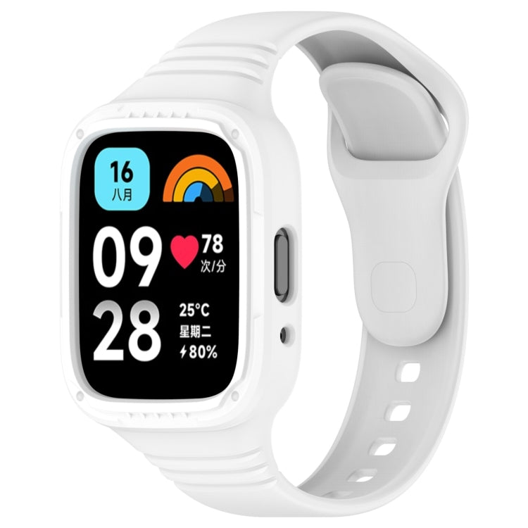 Integrated Fully Enclosed Silicone Watch Band, For Redmi Watch 3 Active, For Redmi Watch 3 Lite
