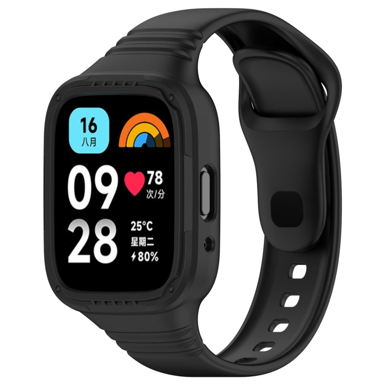 Integrated Fully Enclosed Silicone Watch Band, For Redmi Watch 3 Active, For Redmi Watch 3 Lite