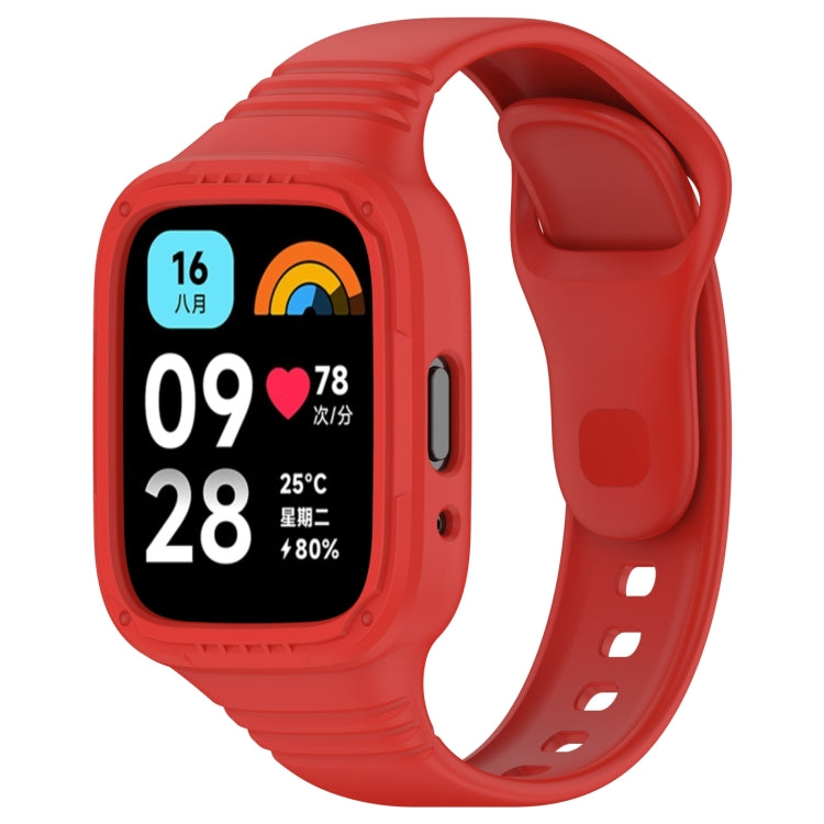 Integrated Fully Enclosed Silicone Watch Band, For Redmi Watch 3 Active, For Redmi Watch 3 Lite